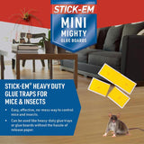 JT Eaton Stick-Em Pro Series Mini Glue Board Trap For Insects and Mice 4 pk, Pack of 24