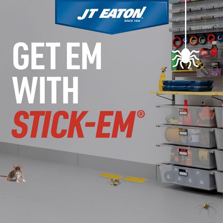 JT Eaton Stick-Em Pro Series Mini Glue Board Trap For Insects and Mice 4 pk, Pack of 24