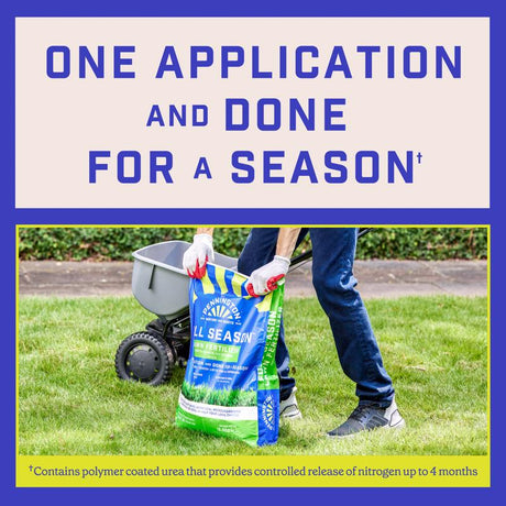 Pennington Full Season Slow-Release Nitrogen Lawn Fertilizer For All Grasses 12000 sq ft