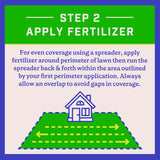 Pennington Full Season Slow-Release Nitrogen Lawn Fertilizer For All Grasses 12000 sq ft