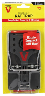 Victor M144B Rat Trap, 3 in W, Pack of 6