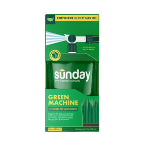Sunday All-Purpose Lawn Fertilizer For All Grasses 5000 sq ft, Pack of 4