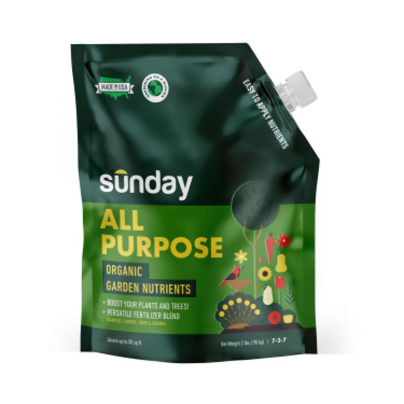 Sunday Organic Fertilizer 2 lb, Pack of 6