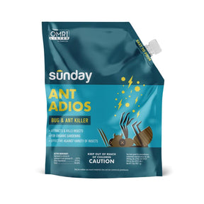 Sunday Organic Insect Barrier Granules For Ants 2 lb, Pack of 4