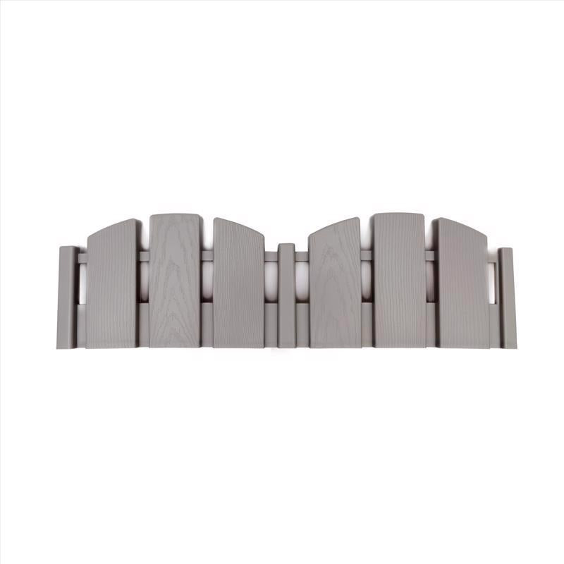 EasyFlex 10 ft. L X 4.5 in. H Plastic Gray Landscape Edging Kit
