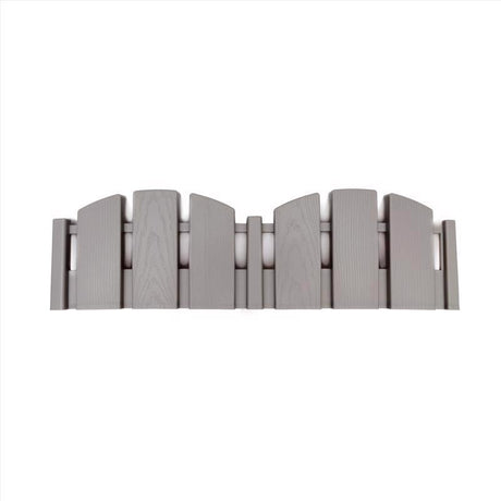 EasyFlex 10 ft. L X 4.5 in. H Plastic Gray Landscape Edging Kit