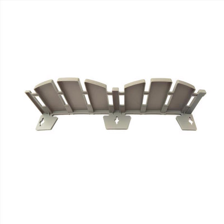 EasyFlex 10 ft. L X 4.5 in. H Plastic Gray Landscape Edging Kit