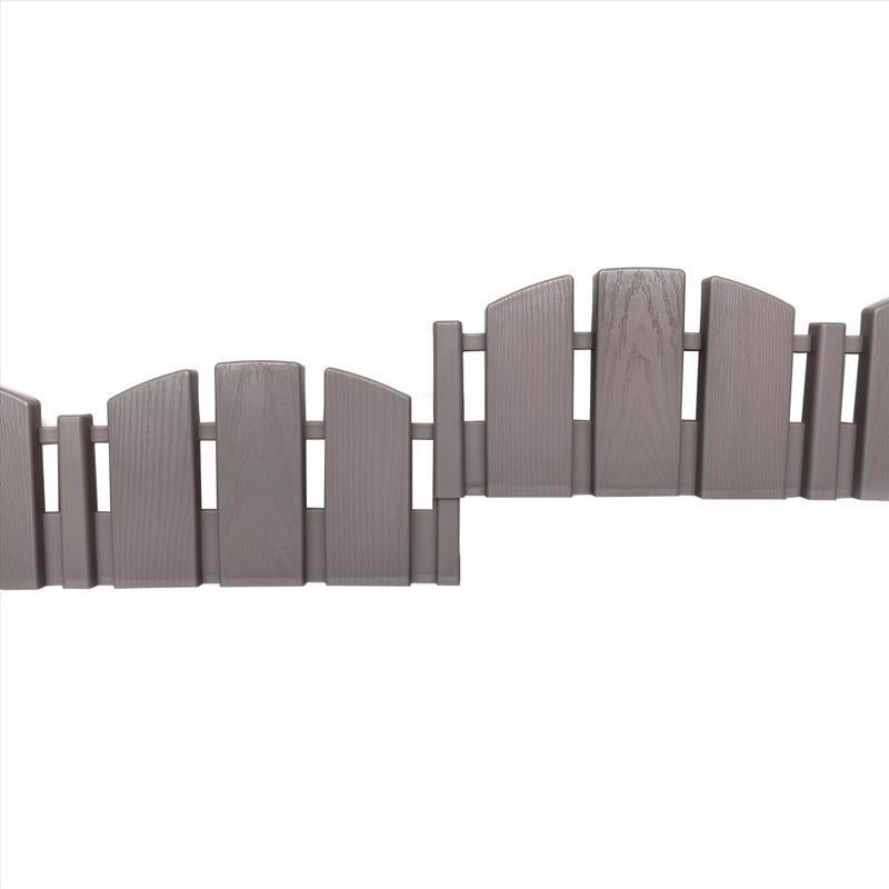 EasyFlex 10 ft. L X 4.5 in. H Plastic Gray Landscape Edging Kit
