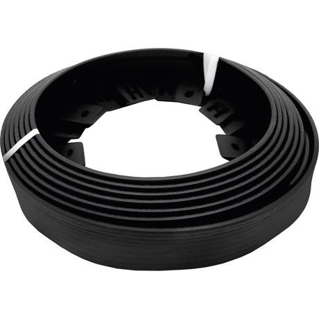 Master Mark 25 ft. L X 3.2 in. H Plastic Black Coiled Edging, Pack of 6