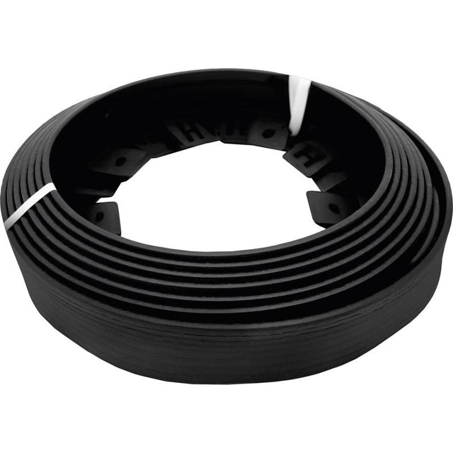 Master Mark 25 ft. L X 3.2 in. H Plastic Black Coiled Edging, Pack of 6