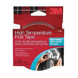3M 2113 Flue Tape, 15 ft L, 1-1/2 in W, Foil Backing, Silver