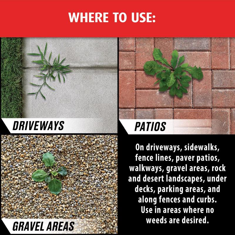 Ortho GroundClear Vegetation Killer Concentrate 1 gal, Pack of 4