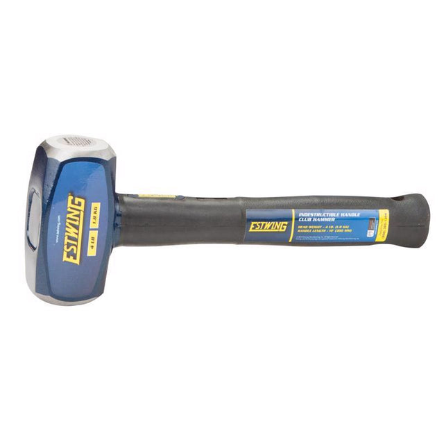 Estwing 4 lb Steel Straight Club Hammer 12 in. Steel Handle