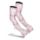 Farmers Defense L/XL Polyester/Spandex Carnations Multicolored Protection Sleeves