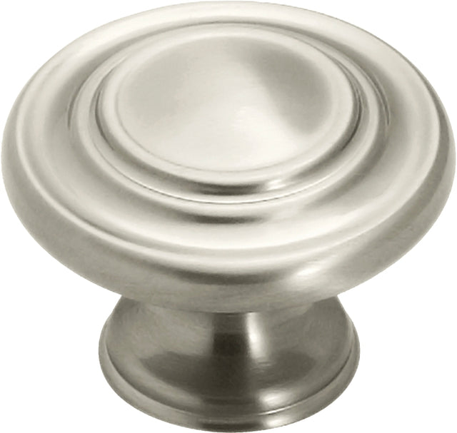 Amerock TEN1586G10 Cabinet Knob, 1 in Projection, Traditional, 1-5/16 in, Zinc