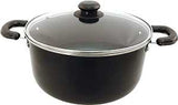 Euro-Ware 406 Dutch Oven, 5 qt Capacity, Carbon Steel, Black, Heat-Resistant Handle