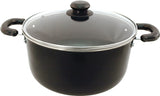 Euro-Ware 406 Dutch Oven, 5 qt Capacity, Carbon Steel, Black, Heat-Resistant Handle