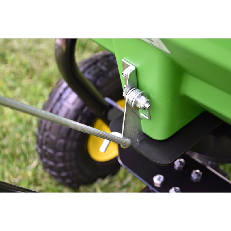 John Deere 10 ft. W Broadcast Push Lawn Spreader For Fertilizer/Ice Melt/Seed 85 lb