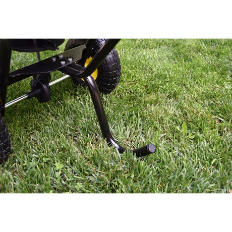 John Deere 10 ft. W Broadcast Push Lawn Spreader For Fertilizer/Ice Melt/Seed 85 lb