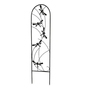 Living Accents 40 in. H Black Steel Pot Trellis
