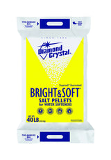 Diamond Crystal Bright & Soft Water Softener Salt Pellets 40 lb