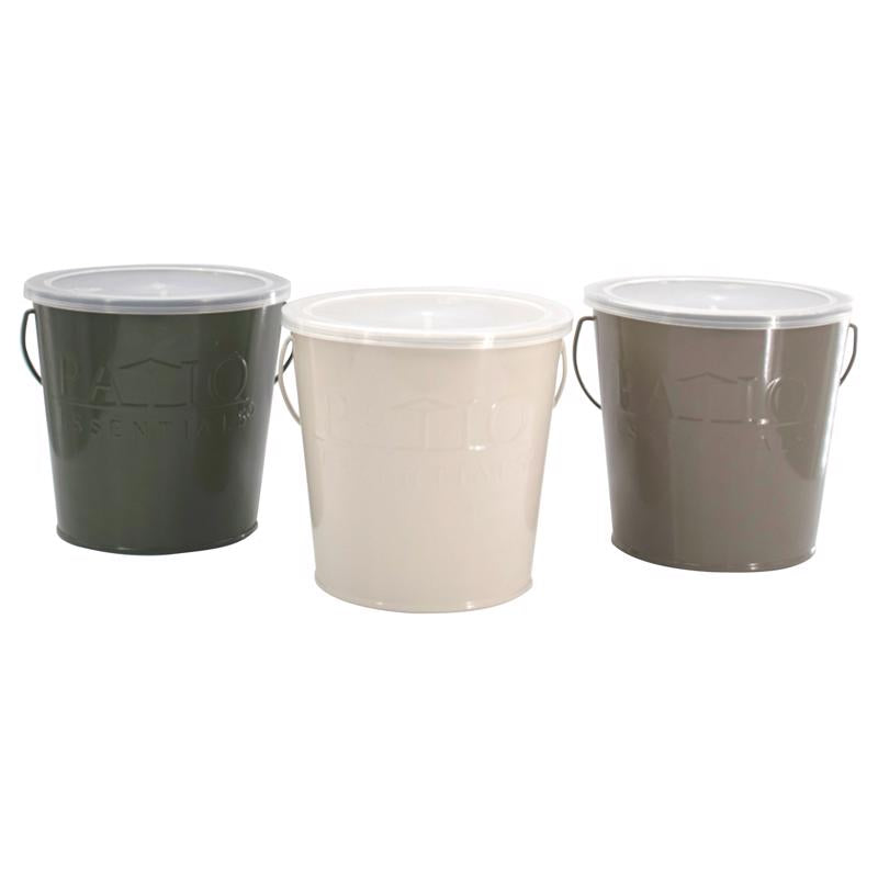 Patio Essentials Citronella Bucket Candle Solid For Mosquitoes 17 oz, Pack of 6