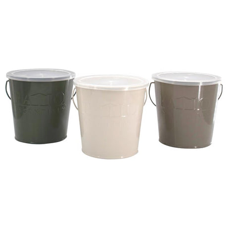 Patio Essentials Citronella Bucket Candle Solid For Mosquitoes 17 oz, Pack of 6