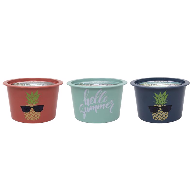 Patio Essentials Citronella Candle Solid For Mosquitoes/Other Flying Insects 5 oz, Pack of 9