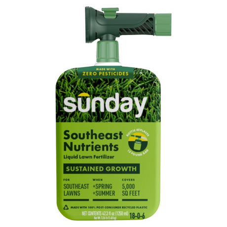 Sunday All-Purpose Lawn Fertilizer For All Grasses 5000 sq ft, Pack of 4