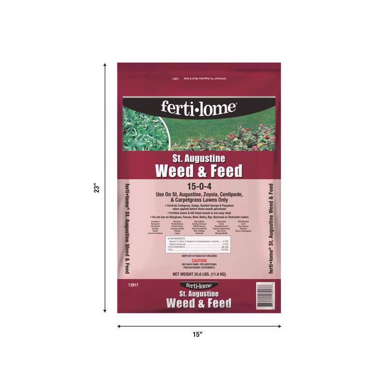 Ferti-lome Weed & Feed Lawn Fertilizer For St. Augustine Grass 4000 sq ft