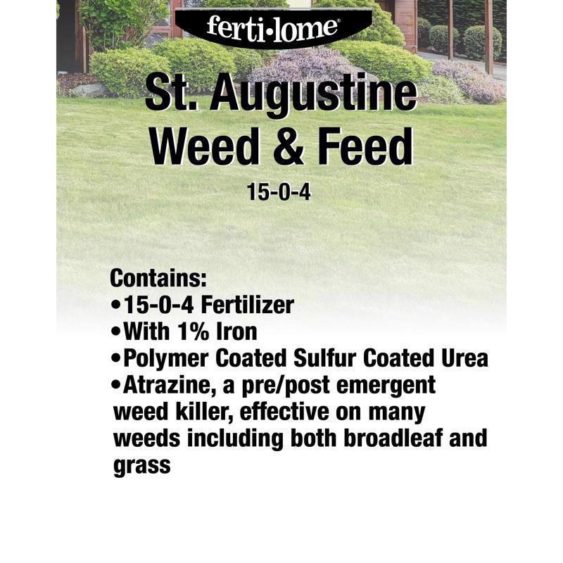 Ferti-lome Weed & Feed Lawn Fertilizer For St. Augustine Grass 4000 sq ft