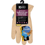 Kinco HydroFlector M Cowhide Leather Lined Tan Gloves