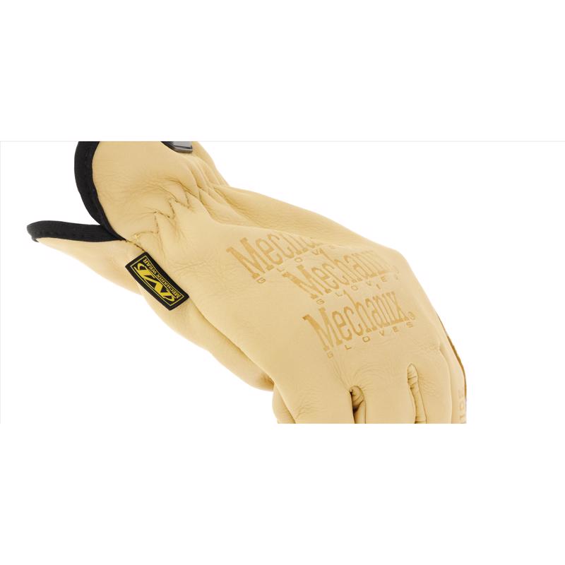 Mechanix Wear Durahide Cow Driver Women's Work Gloves Brown M 1 pair
