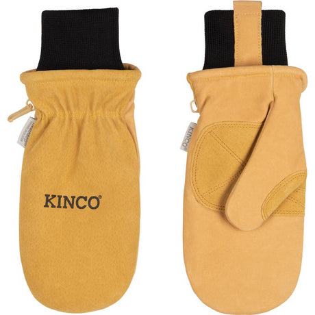 Kinco S Premium Pigskin Cold Weather Black/Gold Mittens