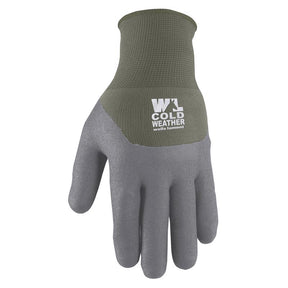 Wells Lamont Women's Outdoor Cold Weather Winter Work Gloves Gray/Green S 1 pair