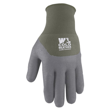 Wells Lamont Women's Outdoor Cold Weather Winter Work Gloves Gray/Green S 1 pair