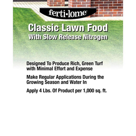 Ferti-lome Slow-Release Nitrogen Lawn Fertilizer For Multiple Grass Types 5000 sq ft