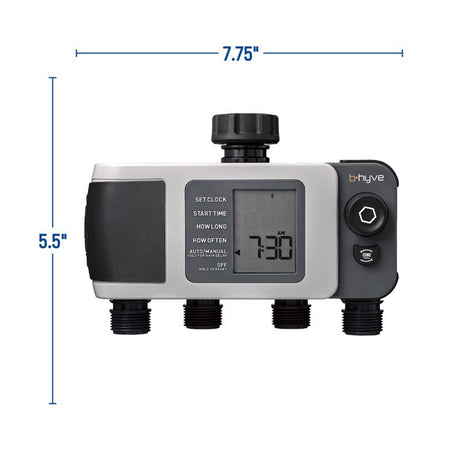 Orbit B-hyve Programmable 4 Zone Bluetooth Sprinkler Timer