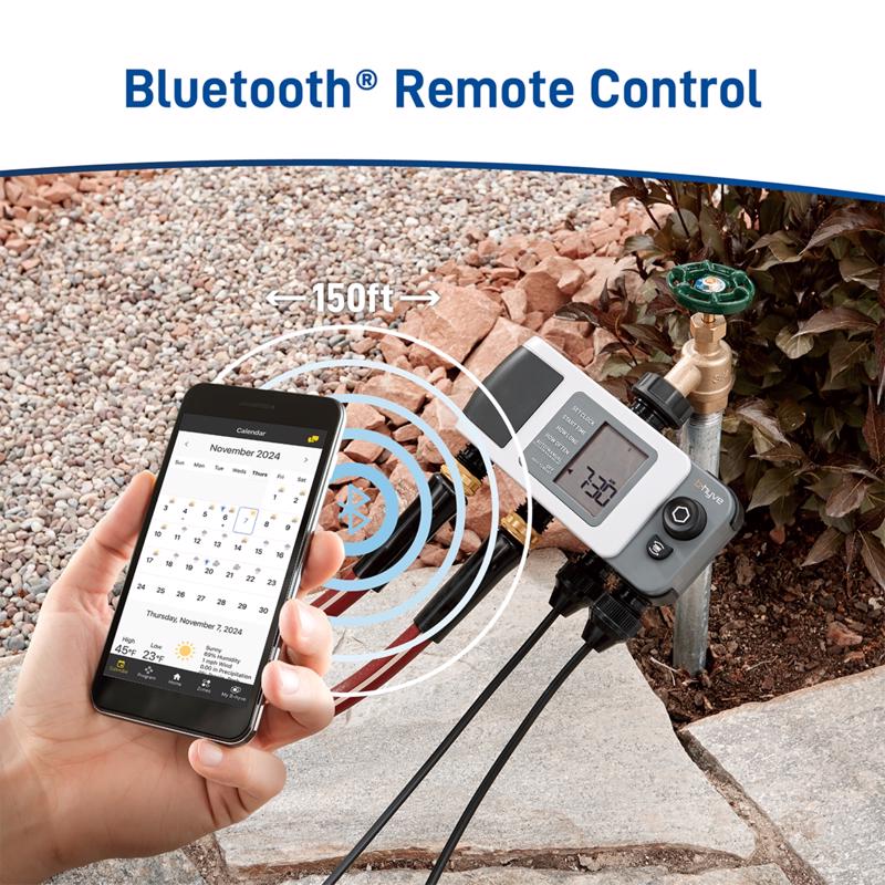 Orbit B-hyve Programmable 4 Zone Bluetooth Sprinkler Timer