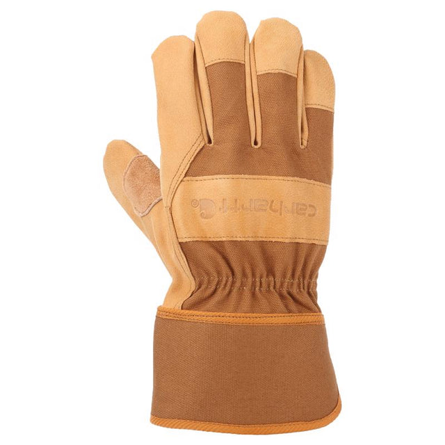 Carhartt Men's Indoor/Outdoor Work Gloves Brown XL 1 pair