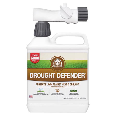 Turf Titan Drought Defender Summer Lawn Fertilizer For Multiple Grass Types 6000 sq ft, Pack of 6