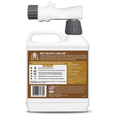Turf Titan Drought Defender Summer Lawn Fertilizer For Multiple Grass Types 6000 sq ft, Pack of 6