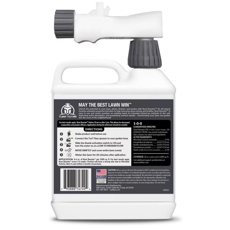 Turf Titan Root Booster Soil Amendment 6000 sq ft 32 oz, Pack of 6