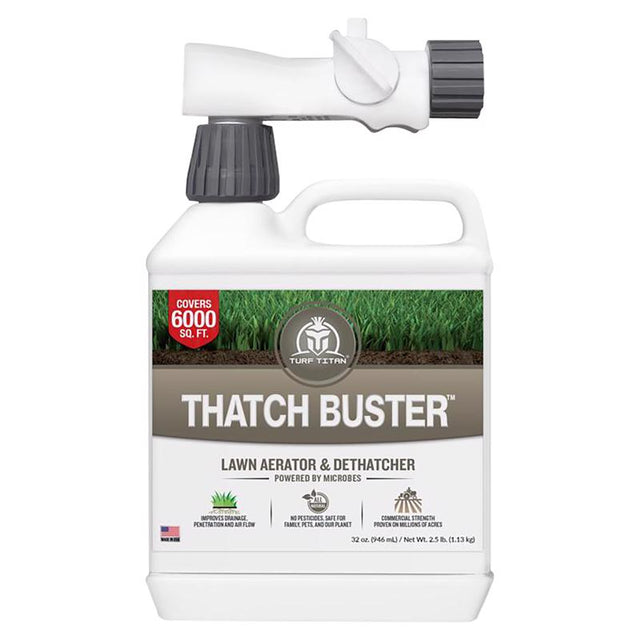 Turf Titan Thatch Buster Soil Amendment 6000 sq ft 32 oz, Pack of 6