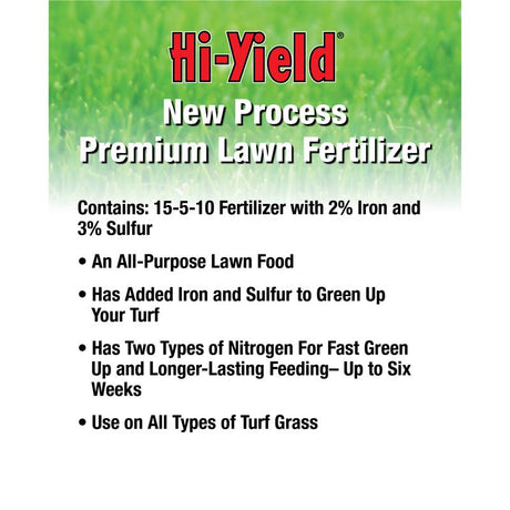 Hi-Yield New Process All-Purpose Lawn Fertilizer For Multiple Grass Types 5000 sq ft
