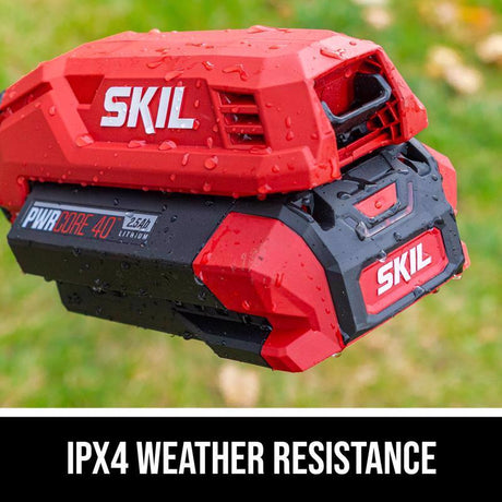 SKIL PWR CORE 40 LT1400C-11 14 in. 40 V Battery String Trimmer Kit (Battery & Charger)