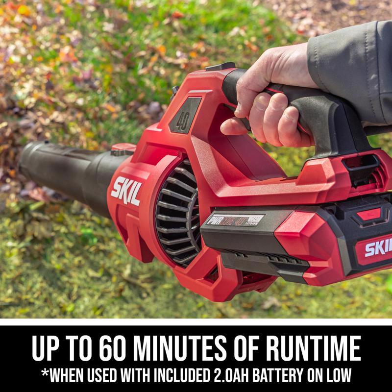 SKIL PWR CORE 40 BL0460C-11 120 mph 460 CFM 40 V Battery Handheld Leaf Blower Kit (Battery & Charger