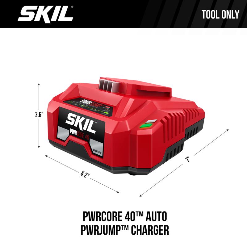 SKIL 40V PWR JUMP SC5364-00 2.5 Ah Lithium-Ion Battery Charger 1 pc