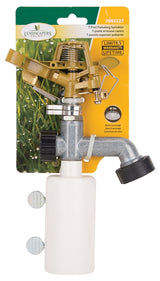 Landscapers Select GM291 Lawn Sprinkler, Female, Round, Zinc/Plastic