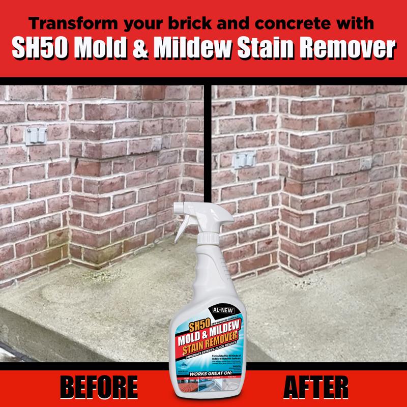 AL-NEW Mold and Mildew Stain Remover 24 oz, Pack of 12